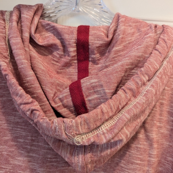 LOGG H&M Mens Hoodie Pullover Long Sleeve Shirt Red Heather Sz Sm EUC - Picture 8 of 15